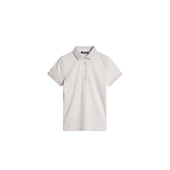 J.Lindeberg Tour Tech Print Halbarm Polo rosa