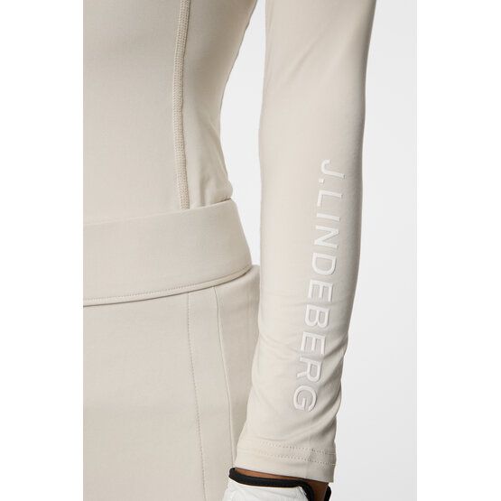 J.Lindeberg Ella Compression Top Mock Unterzieher sand