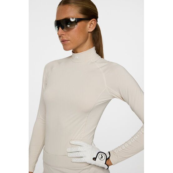 J.Lindeberg Ella Compression Top Mock Unterzieher sand