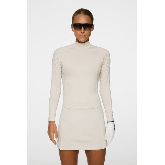 J.Lindeberg Ella Compression Top Mock Unterzieher sand