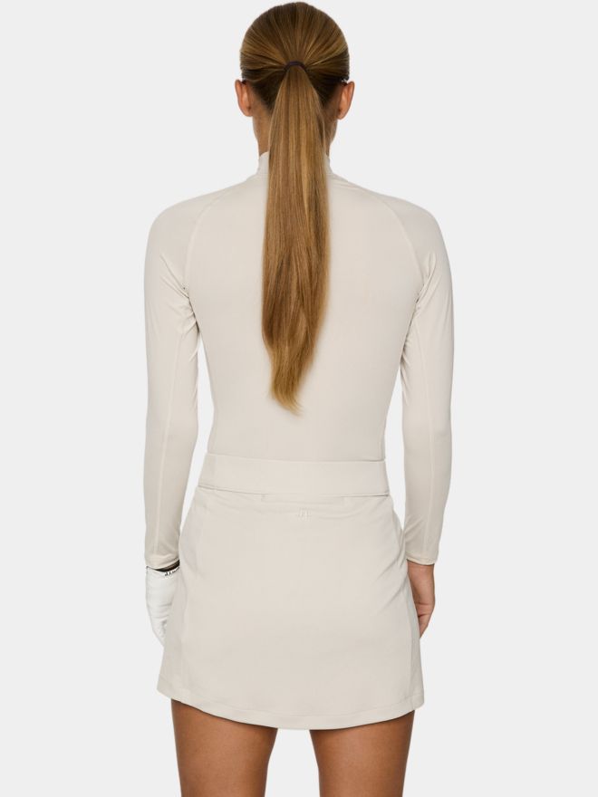 J.Lindeberg Ella Compression Top Mock Unterzieher sand