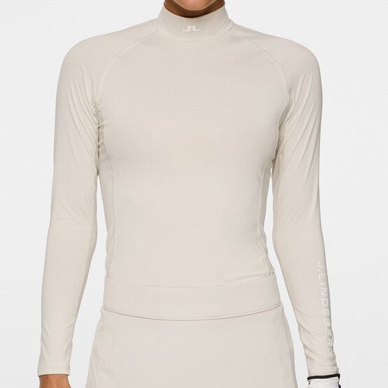 J.Lindeberg Ella Compression Top Mock Unterzieher sand