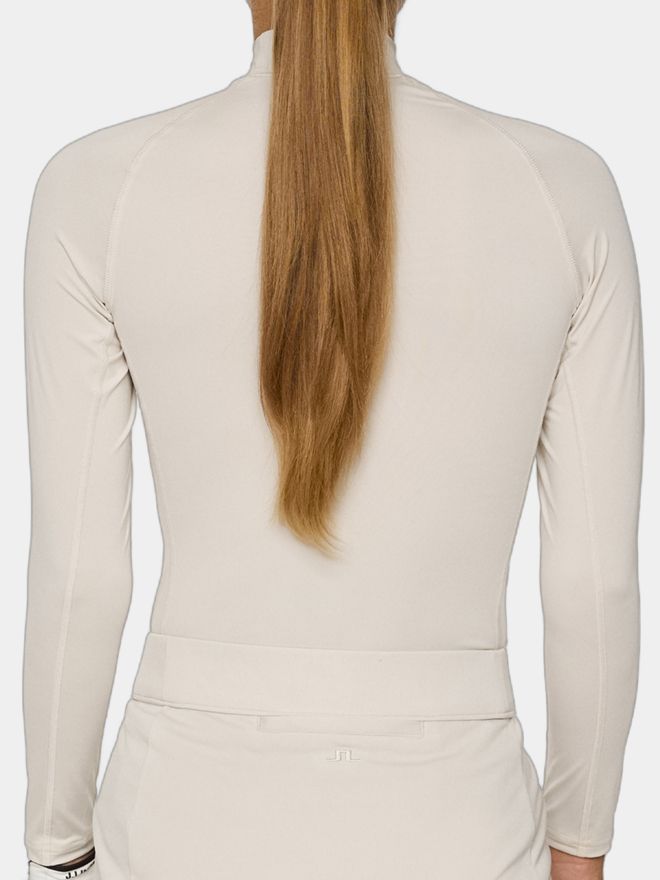J.Lindeberg Ella Compression Top Mock Unterzieher sand