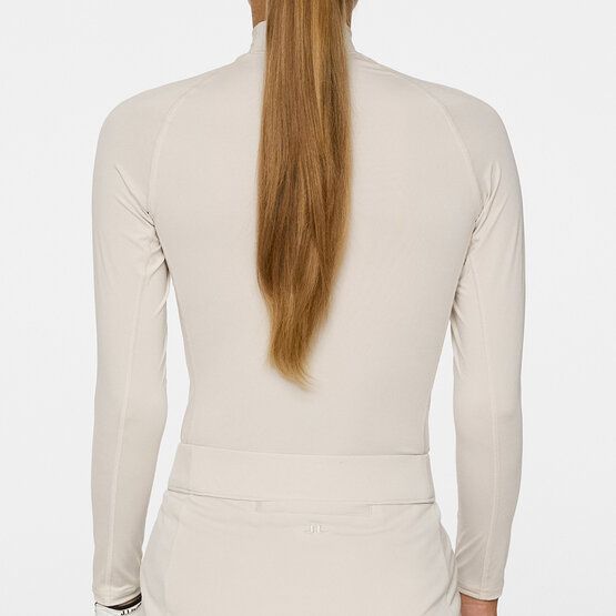 J.Lindeberg Ella Compression Top Mock Unterzieher sand