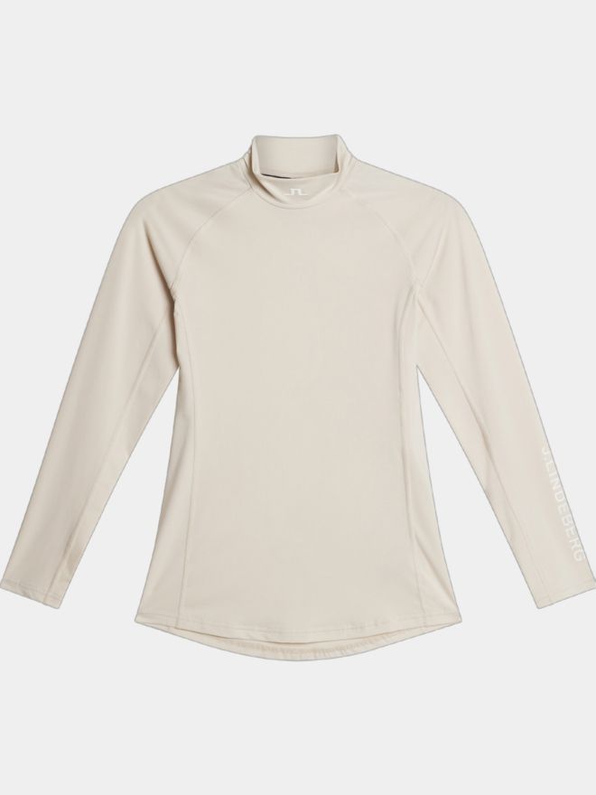 J.Lindeberg Ella Compression Top Mock Unterzieher sand
