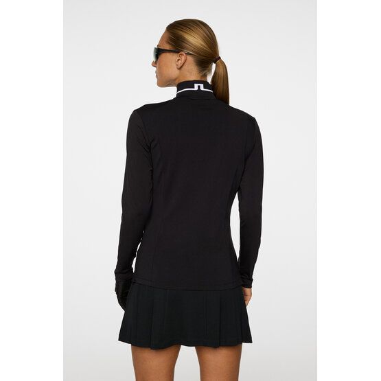 J.Lindeberg Hertta Langarm Polo schwarz