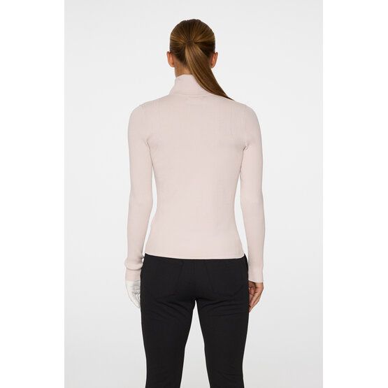 J.Lindeberg Leonie Knitted Shirt Rollkragen Strick rosa
