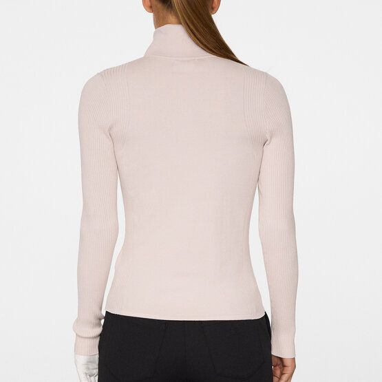 J.Lindeberg Leonie Knitted Shirt Rollkragen Strick rosa