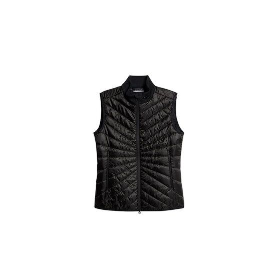 J.Lindeberg Madde Quilt Hybrid Vest Thermo Weste schwarz