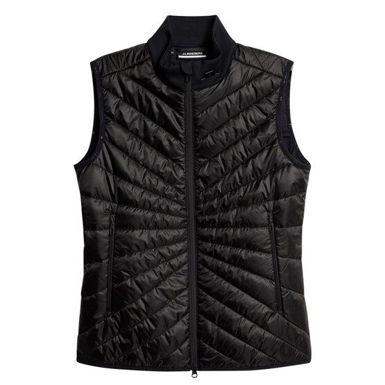 J.Lindeberg Madde Quilt Hybrid Vest Thermo Weste schwarz
