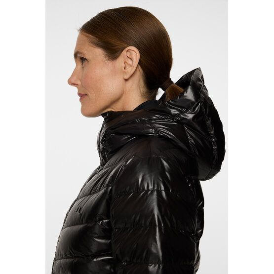 J.Lindeberg Lara Light Down Hood Jkt Daunen Jacke schwarz