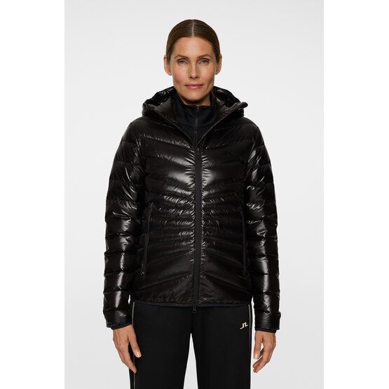 J.Lindeberg Lara Light Down Hood Jkt Daunen Jacke schwarz