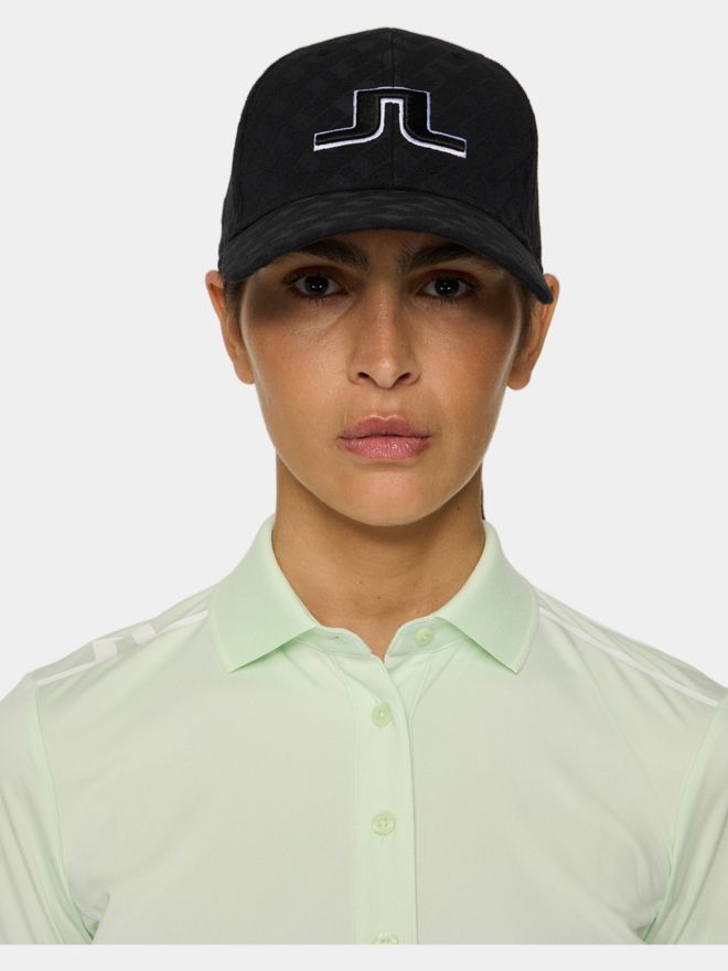 J.Lindeberg Anga Jacquard Cap schwarz