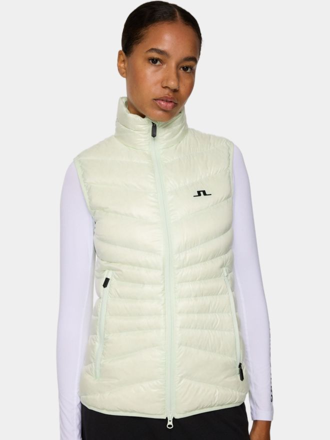 J.Lindeberg Lara Light Down Vest Down vest light green