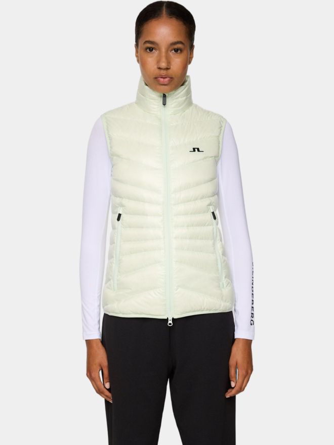 J.Lindeberg Lara Light Down Vest Down vest light green