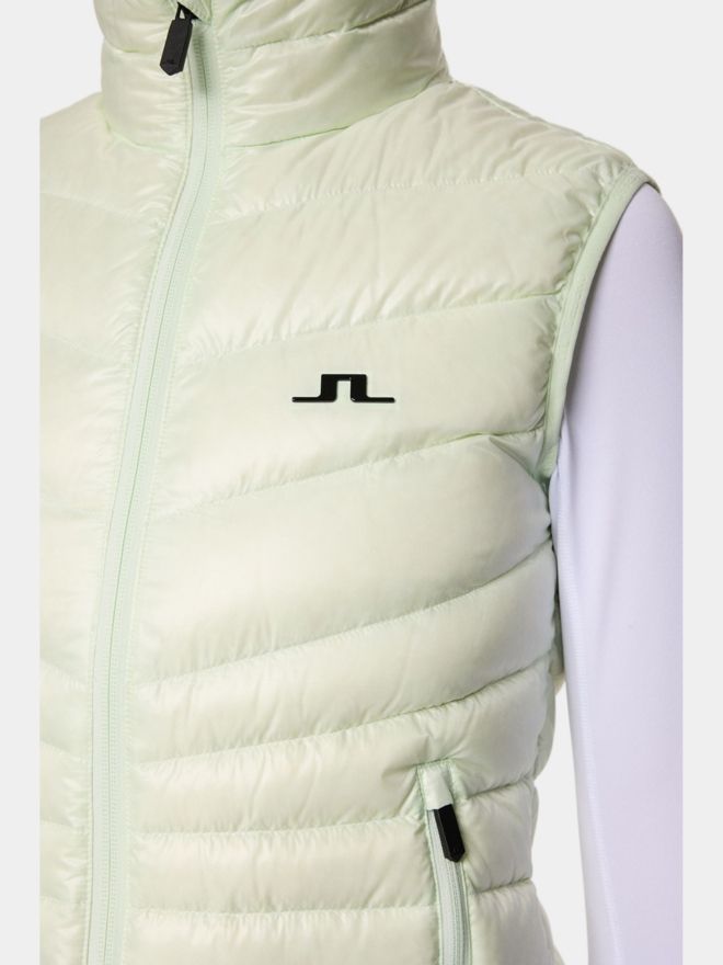 J.Lindeberg Lara Light Down Vest Down vest light green