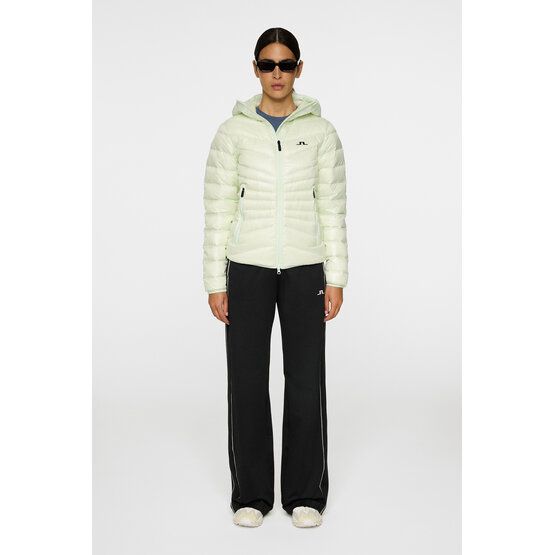 J.Lindeberg Lara Light Down Hood Daunen Jacke hellgrün
