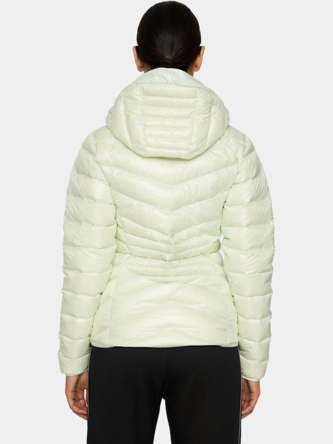 J.Lindeberg Lara Light Down Hood Daunen Jacke hellgrün