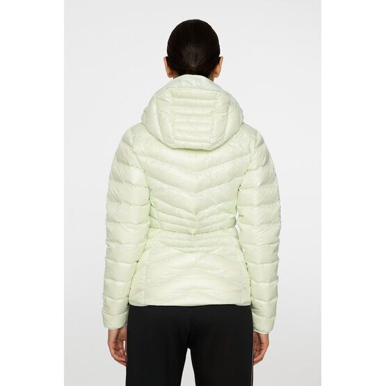 J.Lindeberg Lara Light Down Hood Daunen Jacke hellgrün