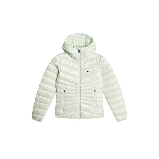 J.Lindeberg Lara Light Down Hood Daunen Jacke hellgrün
