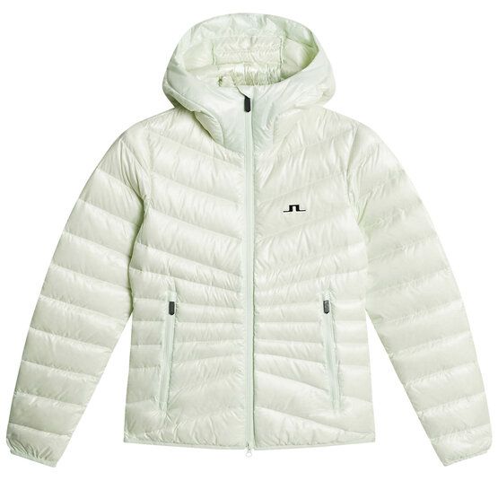J.Lindeberg Lara Light Down Hood Daunen Jacke hellgrün