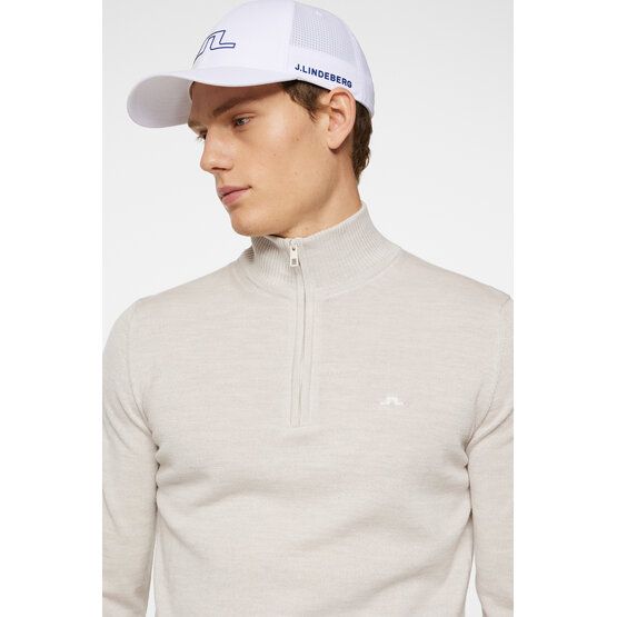J.Lindeberg Kian Zipped Sweater beige