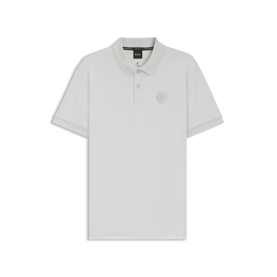 BOSS Polo Future Halbarm Polo hellgrau