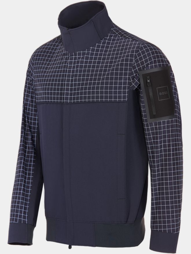 BOSS J_Jadon Club - strečová bunda námořnická modrá