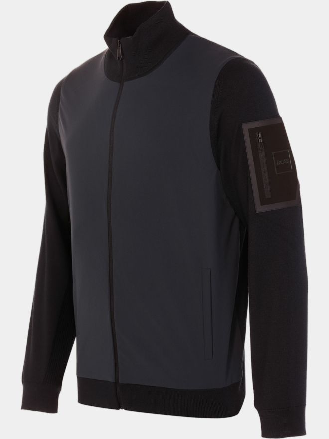 BOSS K_Momentum-X HY Jacke Strick navy