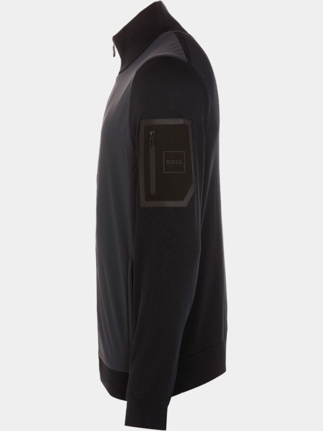 BOSS K_Momentum-X HY Jacke Strick navy