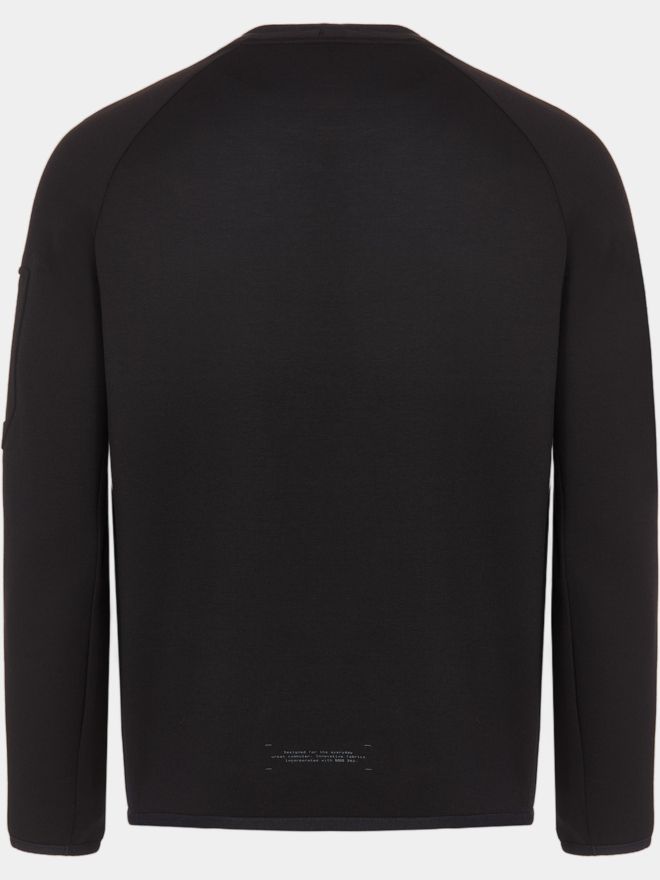 BOSS CN Urban Tech Langarm Windshirt schwarz