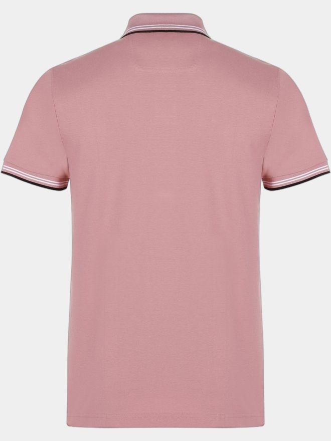 BOSS Paul half-sleeve polo pink