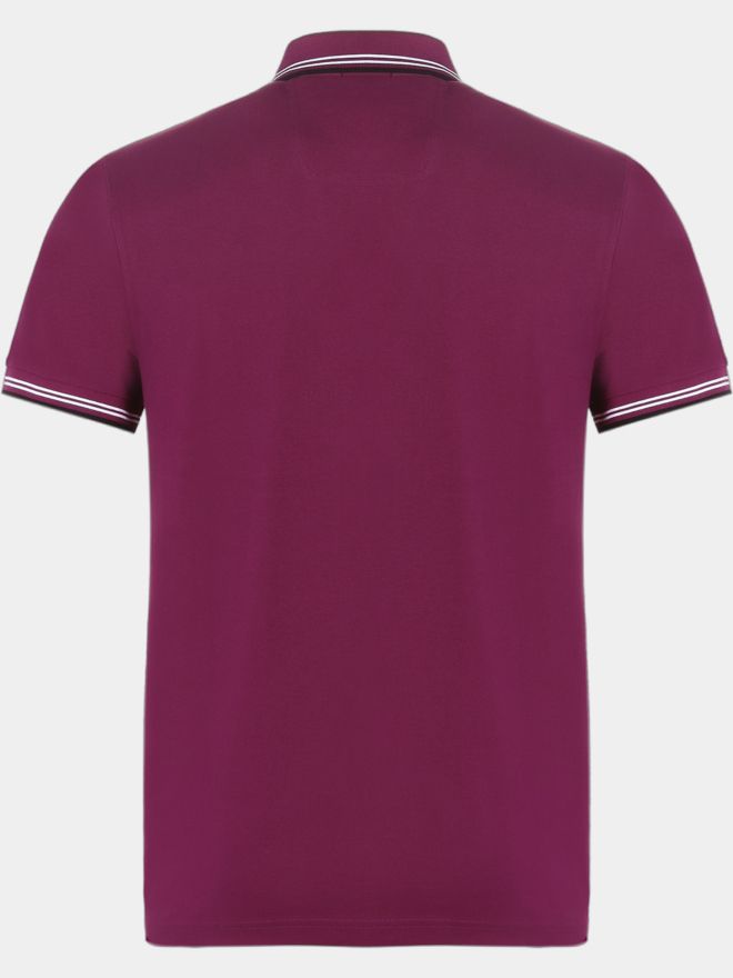 BOSS Paul half-sleeve polo berry