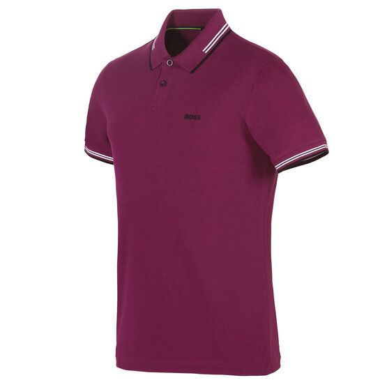 BOSS  Paul Halbarm Polo beere