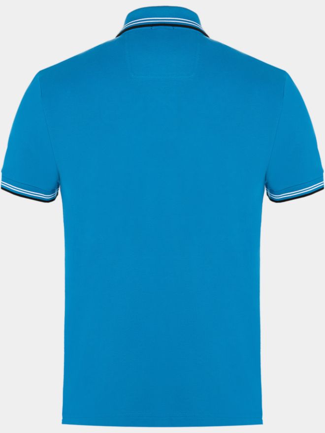 BOSS Paul Halbarm Polo türkis