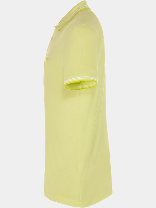 BOSS Paul Halbarm Polo hellgrün