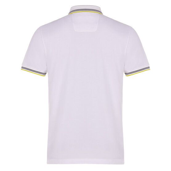 BOSS  Paul Halbarm Polo weiß