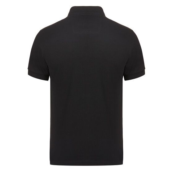 BOSS Paul Halbarm Polo schwarz