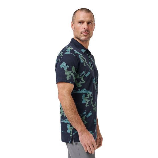 TravisMathew FAVORITE HELLO Halbarm Polo blau