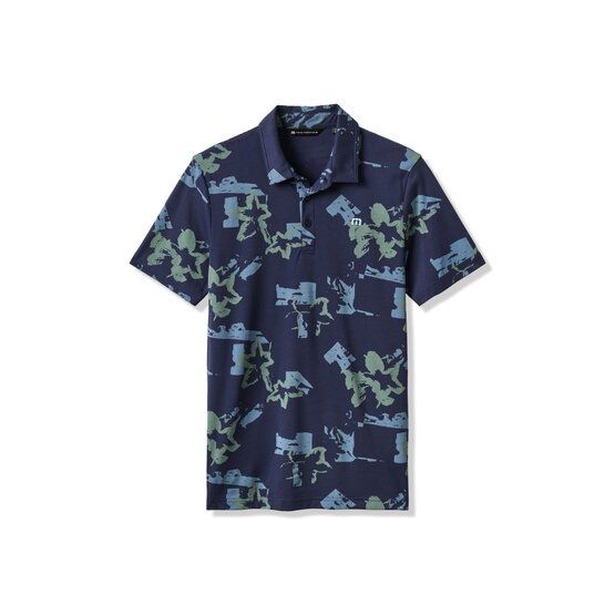 TravisMathew FAVORITE HELLO Halbarm Polo blau