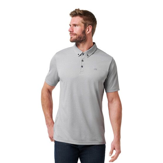 TravisMathew HANDSOME TOWN 3.0 Halbarm Polo hellgrau