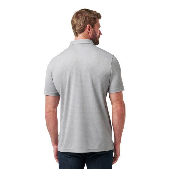 TravisMathew HANDSOME TOWN 3.0 Halbarm Polo hellgrau
