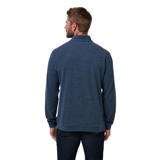 TravisMathew CLOUD SWEATER QUARTER ZIP Shirt Sweatshirt navy