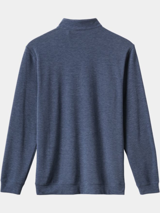 TravisMathew CLOUD SWEATER QUARTER ZIP Shirt Sweatshirt navy