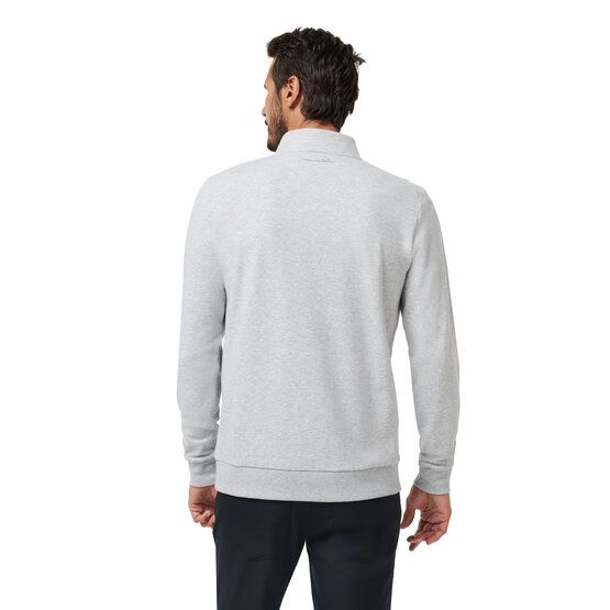 TravisMathew CLOUD QUARTER ZIP 2.0 Shirt Sweatshirt hellgrau