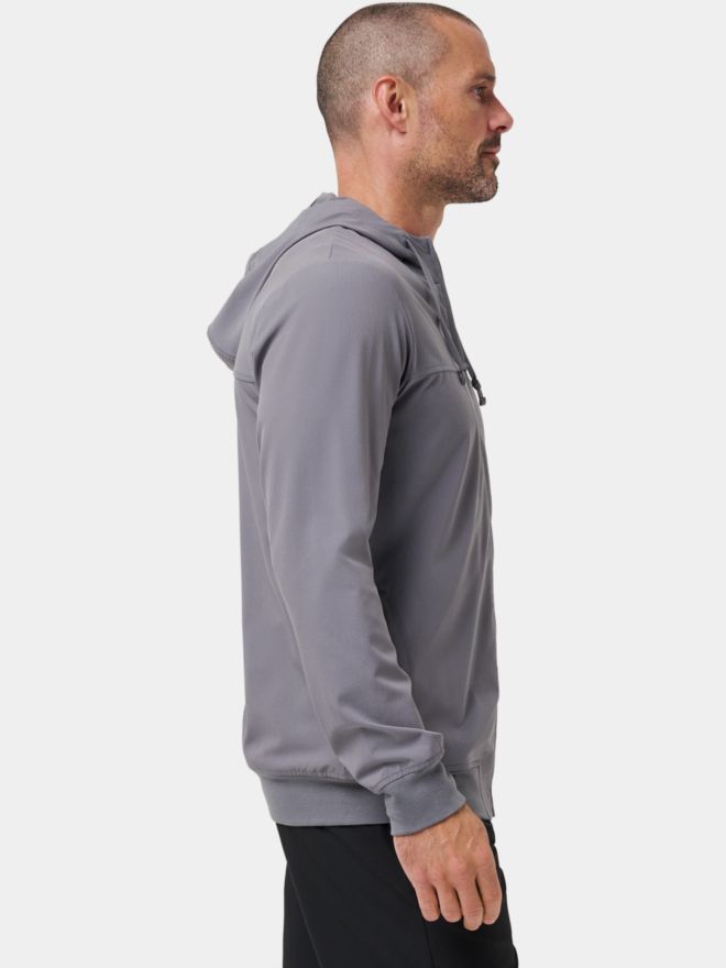 TravisMathew WANDERLUST HOODIE Stretch Jacke grau