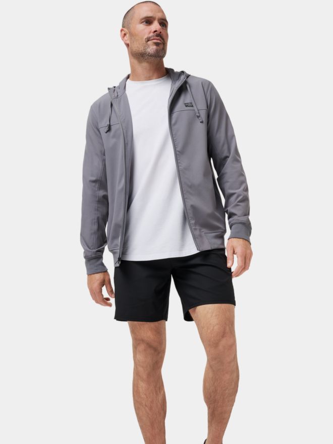 TravisMathew WANDERLUST HOODIE Stretch Jacke grau