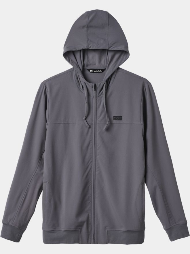 TravisMathew WANDERLUST HOODIE Stretch Jacke grau