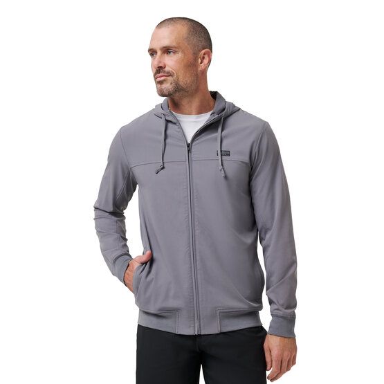 TravisMathew WANDERLUST HOODIE Stretch Jacke grau
