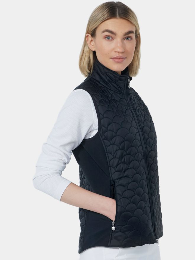 Daily Sports QUILT Padded Thermo Weste schwarz